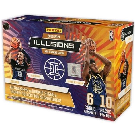 2020 21 Panini Illusions NBA Basketball Mega Box With 10 Packs