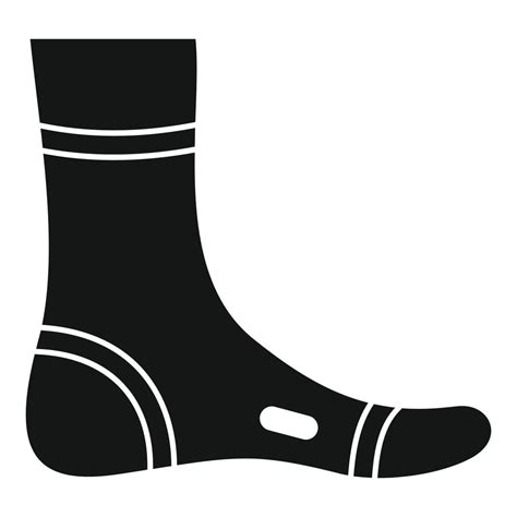 Textile Foot Bandage Icon Simple Vector Injury Accident