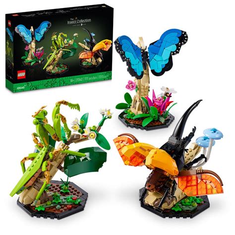 Lego Ideas The Insect Collection 21342 Building Set For Adults 1111 Pieces Toys R Us Canada