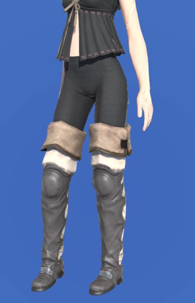 Dated Dodoskin Thighboots Black Gamer Escape S Final Fantasy Xiv