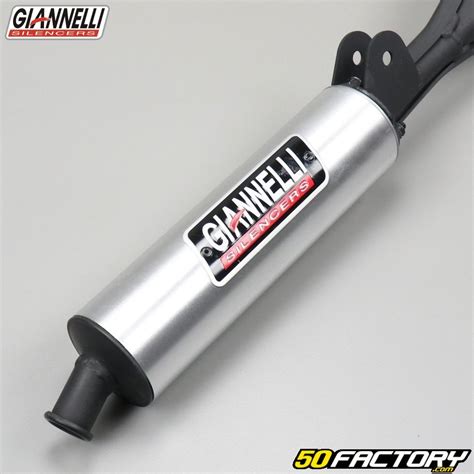 Exhaust Giannelli Black Gun Mbk Black Square Swingarm