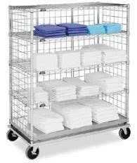 Linen Carts Clean Irsg Lakeside Mjm Hospital Surgery Housekeeping