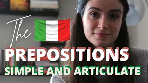 Basic Italian Grammar 11 The Italian Prepositions Youtube