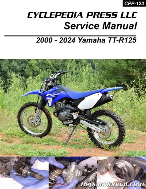 Yamaha Tt R125 E Le Motorcycle Service Manual Cyclepedia Printed