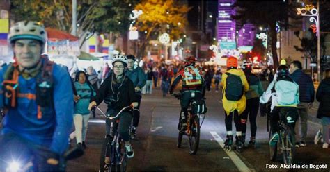 Ciclovía nocturna de Bogotá todo lo que debe saber sobre la próxima