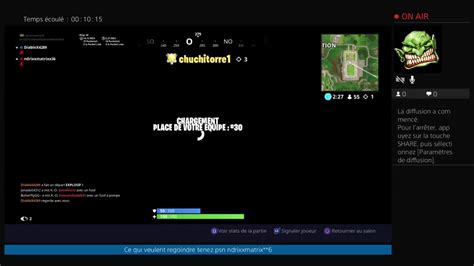 Fr Live fornite détente ps4 YouTube