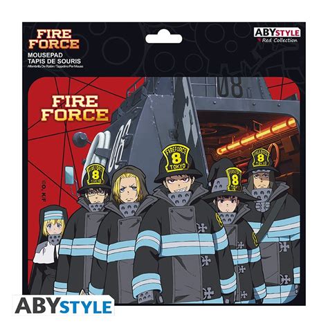 Fire Force Tapis De Souris Souple Me Brigade