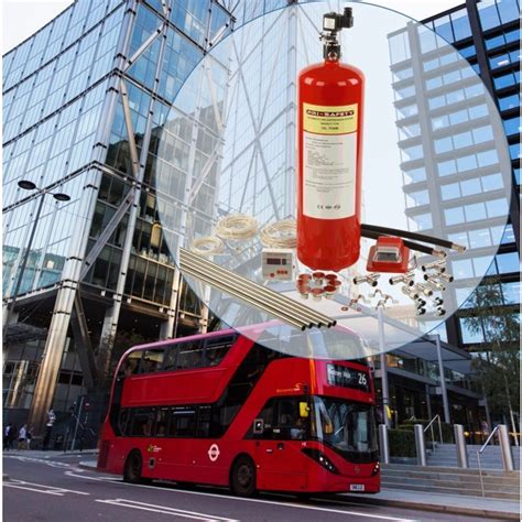 China Ece R Foam Automatic Fire Suppression System For Bus Engine