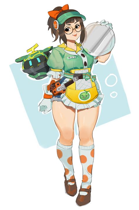 Mei And Honeydew Mei Overwatch Drawn By Pppp49 Danbooru