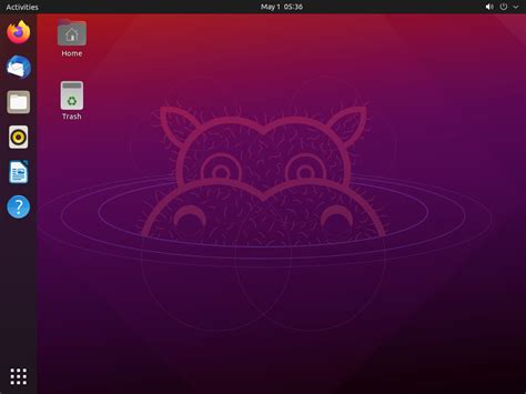 Ubuntu 2104 Desktop Environment Server World