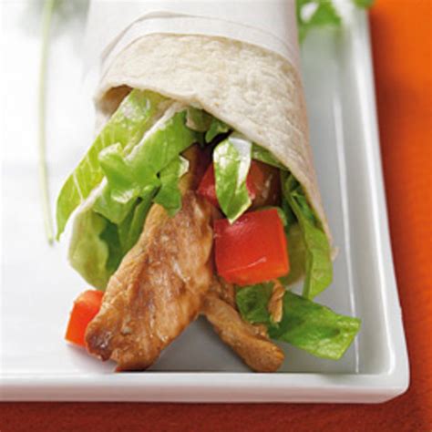 Teriyaki Hähnchen Wrap Rezept ESSEN UND TRINKEN