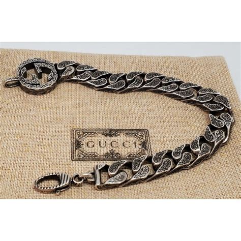 31％割引【2021秋冬新作】 【超美品】gucci グッチ インターロッキングg ブレスレット シルバー ブレスレット アクセサリー Ota