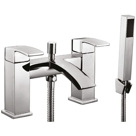 Scudo Descent Bath Shower Mixer With Shower Kit Wall Bracket