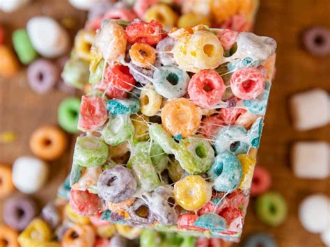 Froot Loops Cereal And Milk Bars Recipe | Besto Blog