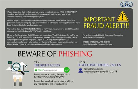 Phishing5 Credit Guarantee Corporation Powering Malaysian SMEs