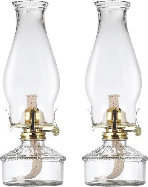 Amazon Rustic Oil Lamp Lantern Vintage Glass Kerosene Lamp