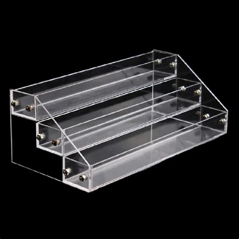 Tiers Nail Polish Shelf Acrylic Makeup Organizer Clear Cosmetic