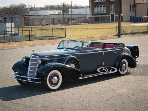 1934 Cadillac V 12 Convertible Sedan By Fleetwood Amelia Island 2019