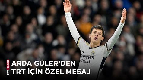 Real Madridin genç yıldızı Arda Gülerden TRT İspanyolca için özel