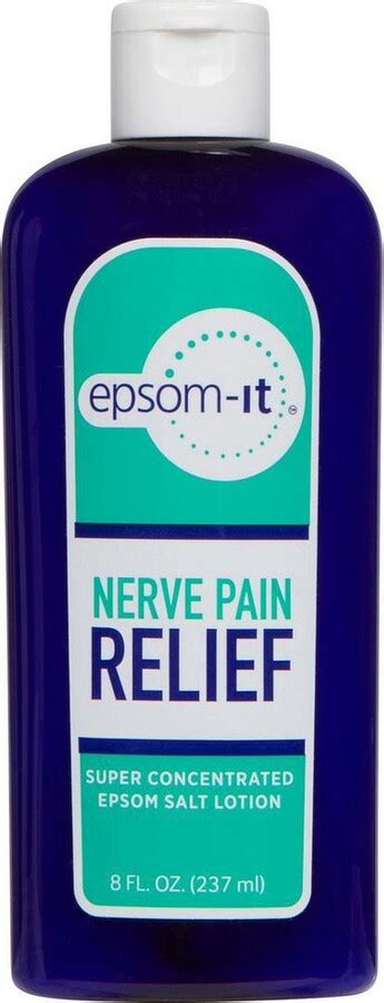 Epsom It Nerve Relief Lotion Bottle 8 Oz Shopstyle Food And Beverage