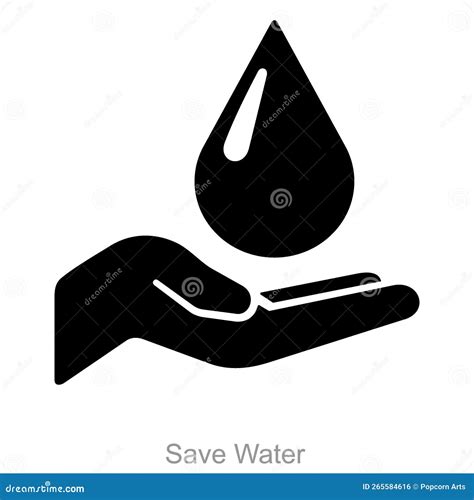 Save Water Stock Illustration Illustration Of Icons