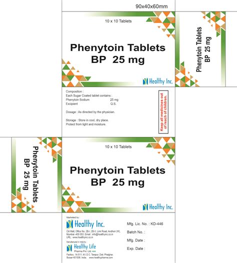 Phenytoin Tablets| WHO GMP Manufacturer | Supplier | Healthy Inc