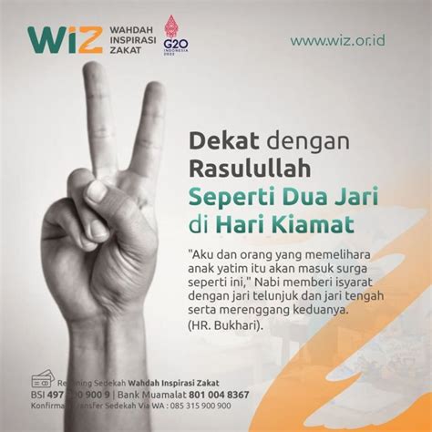 Dekat Dengan Rasulullah Seperti Dua Jari Di Hari Kiamat WAHDAH