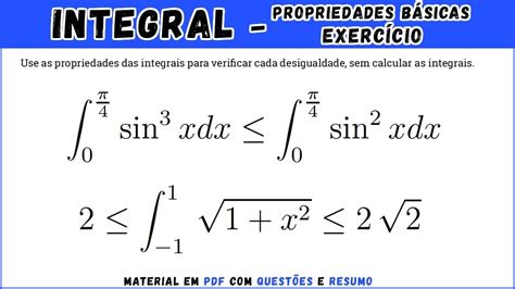 Exercícios De Introdução E Propriedades Básicas Questão 8 Cálculo