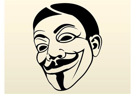 Guy Fawkes Mask Vector at GetDrawings | Free download