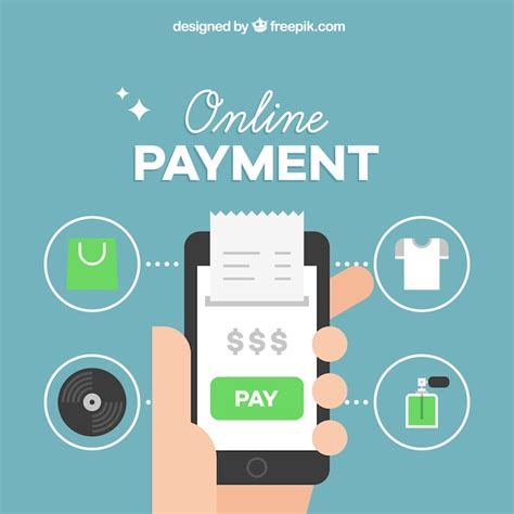 Premium Vector Online Payment Background