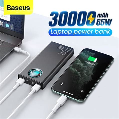 Baseus 65W Amblight 30000mAh Power Bank Gadget N Music