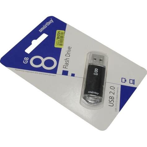Флешка SmartBuy V-Cut SB8GBVC-K USB 8 ГБ — купить в городе КОРОЛЕВ