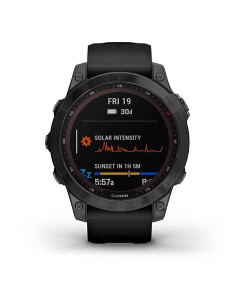 Garmin Fenix Sapphire Solar Black Montres Sport Snowleader