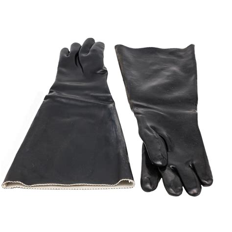 Cotton Lined Rubber Gloves