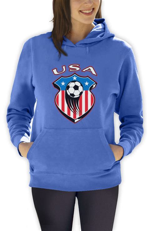 2015 NATIONAL TEAM USA Women World Cup Soccer Women Hoodie Football ...