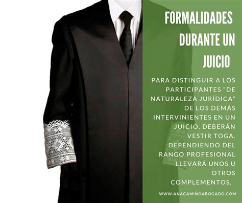 Formalidades Juicio Toga Abogados