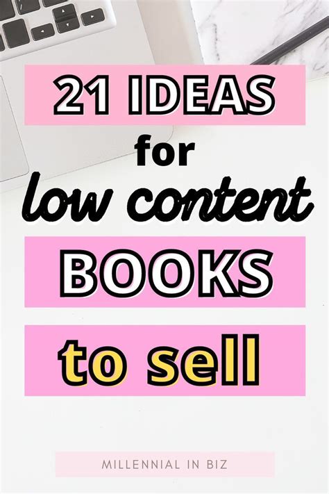 21 Low Content Book Ideas to Make Money | Ebook writing, Promote book ...