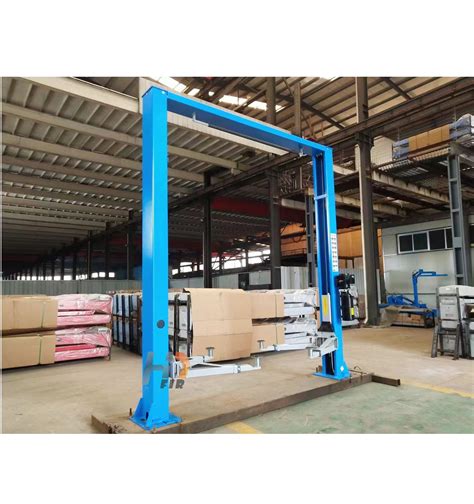 Hodafir Two Post Car Lift T Clear Floor Manual Unlock Post Hydraulic