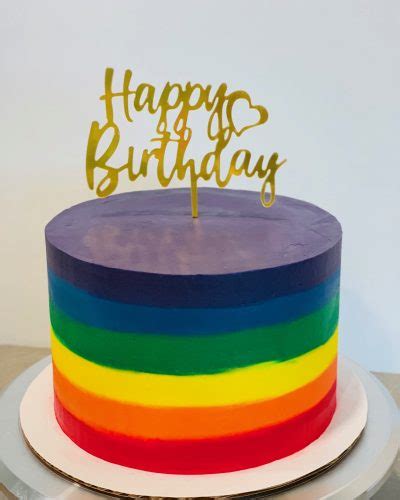 Rainbow Birthday Cake Intensive Cake Unit