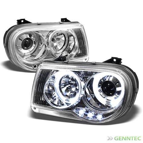 For Chrysler C Twin Halo Led Projector Headlights Head Lights