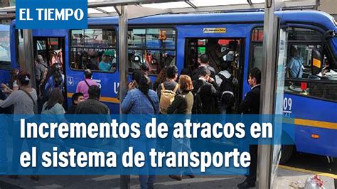 No paran los hurtos en el sistema de transporte en Bogotá se