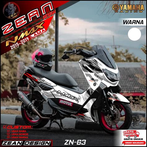 Jual COD Decal Sticker Yamaha Nmax 155 Old Fullbody Dekal Stiker