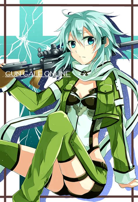 Sinon Sword Art Online Drawn By Tm Pika Danbooru