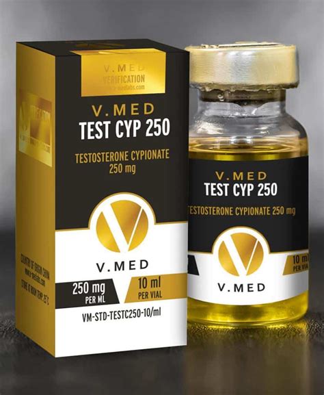 V MED Testosterone Cyp250 Premium Supplements