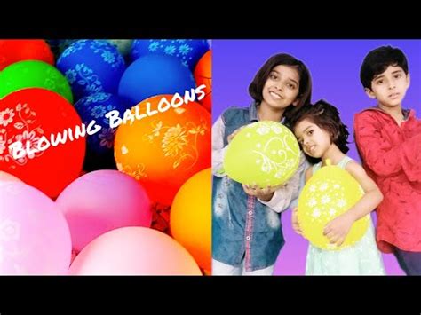 The Challenge Of Blowing Baloons Is Too Exciting How To Blow Up Baloons