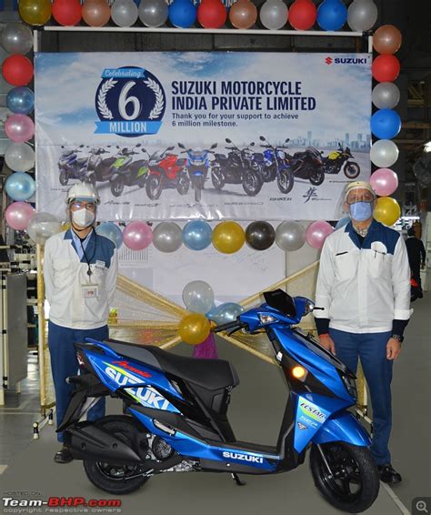 Suzuki Rolls Out Millionth Wheeler From Gurgaon Plant Team Bhp