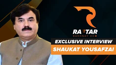 Shaukat Yousafzai Khyber Pakhtunkhwa Minister Exclusive Interview