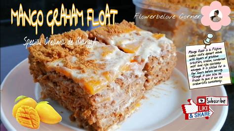 MangO Graham Float Special Creama De Mangga Belperfect Plate YouTube