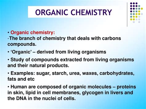 Ppt Chapter Introduction To Organic Chemistry Powerpoint