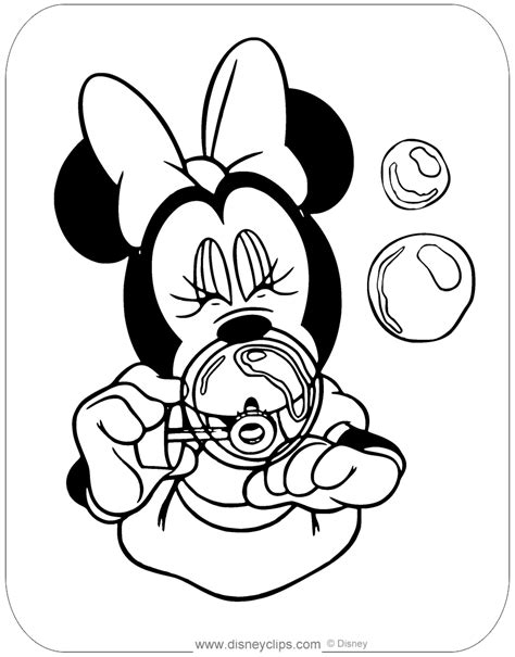 Blowing Bubbles Coloring Pages